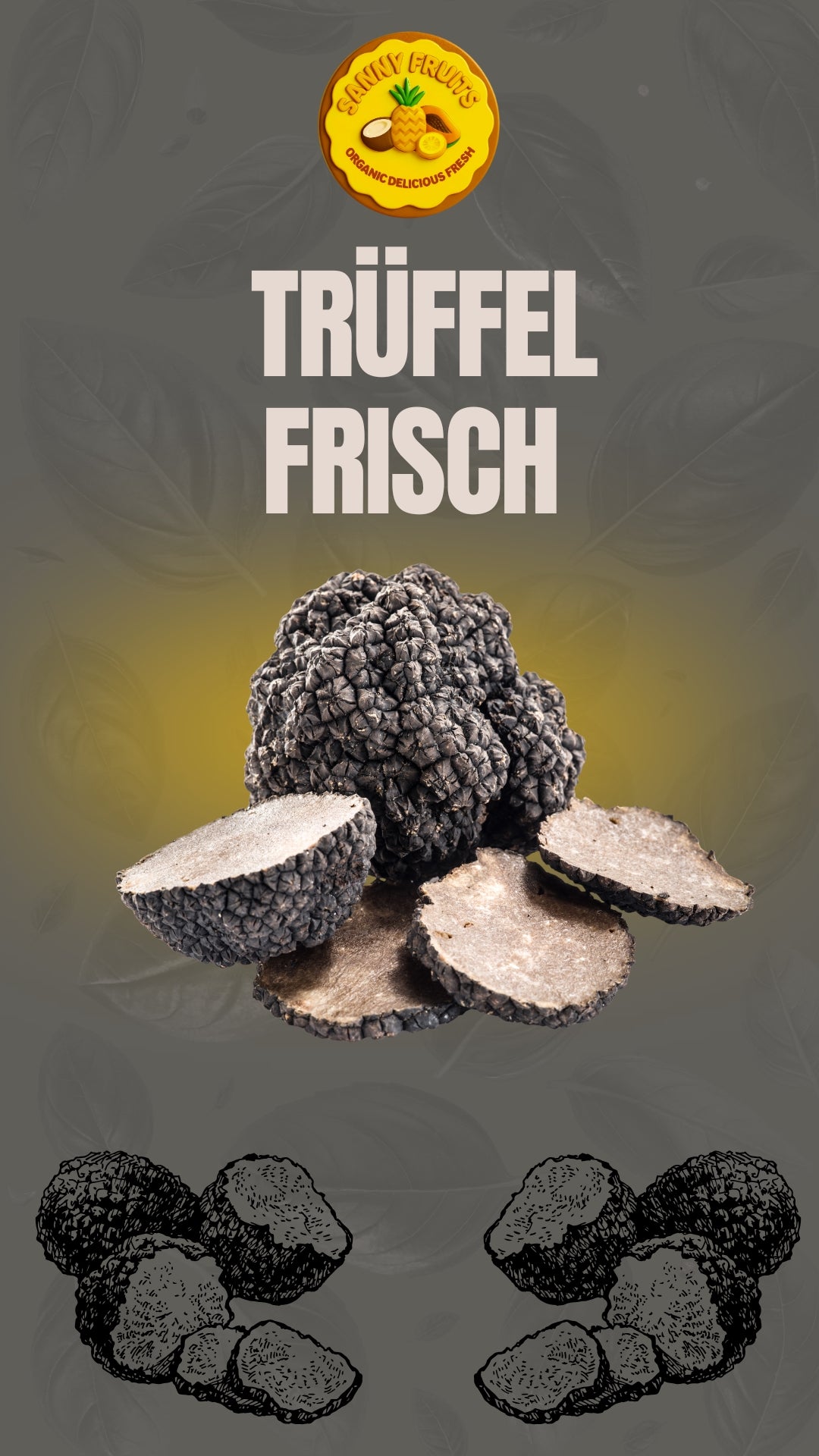 Italien Trüffel Frisch
