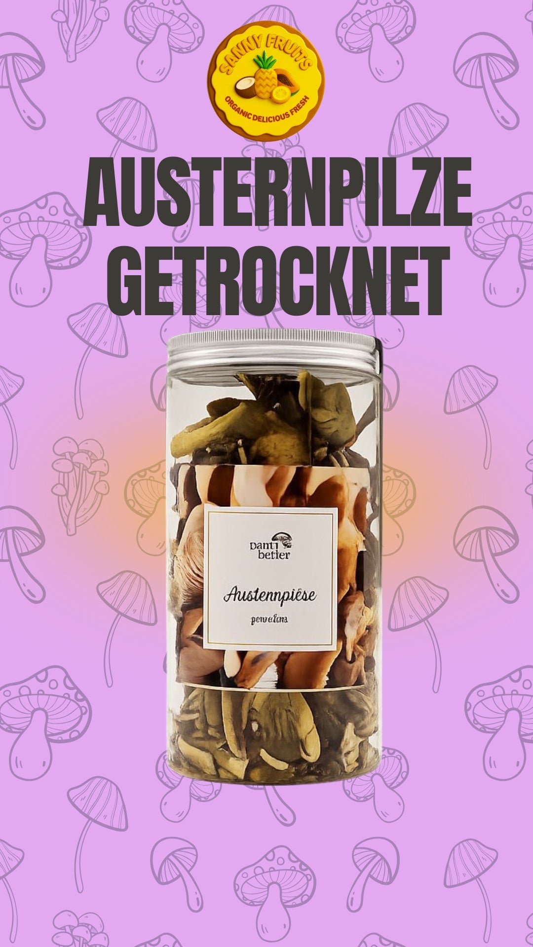 Austernpilze getrocknet 150g