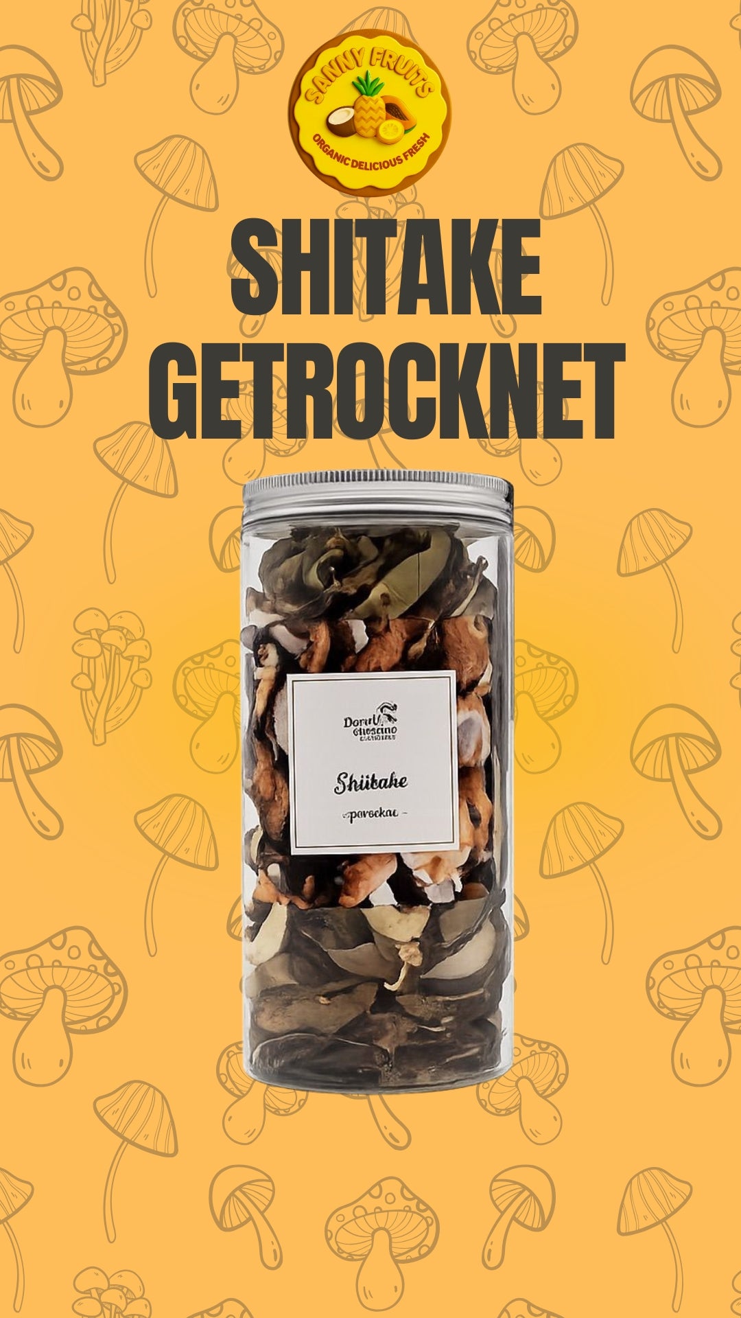 Shiitake getrocknet