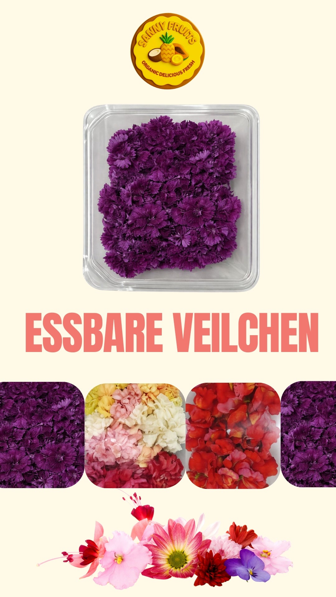 IL Essbare Veilchen Frisch