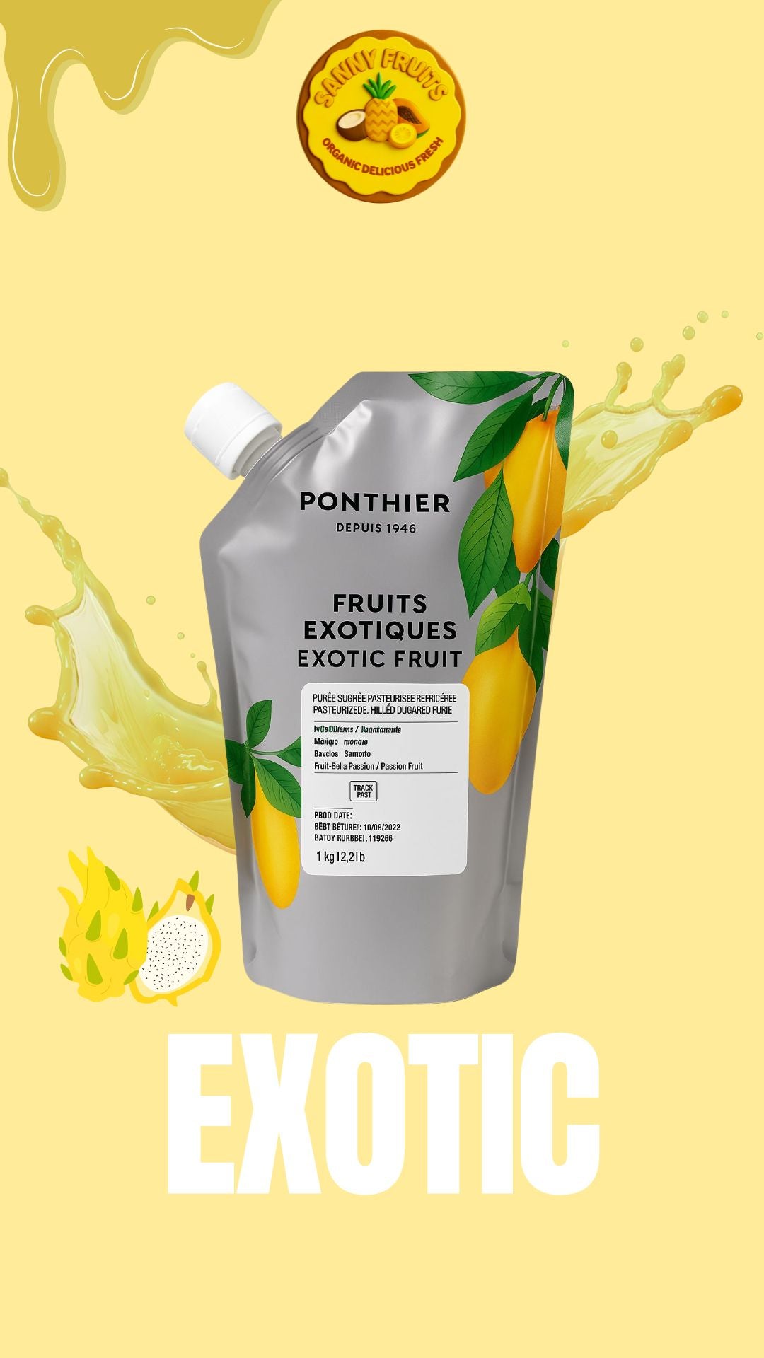 Ponthier Exotic Püree 1kg