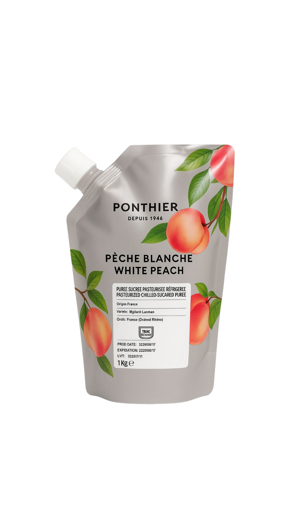 Ponthier Pfirsich Püree 1kg